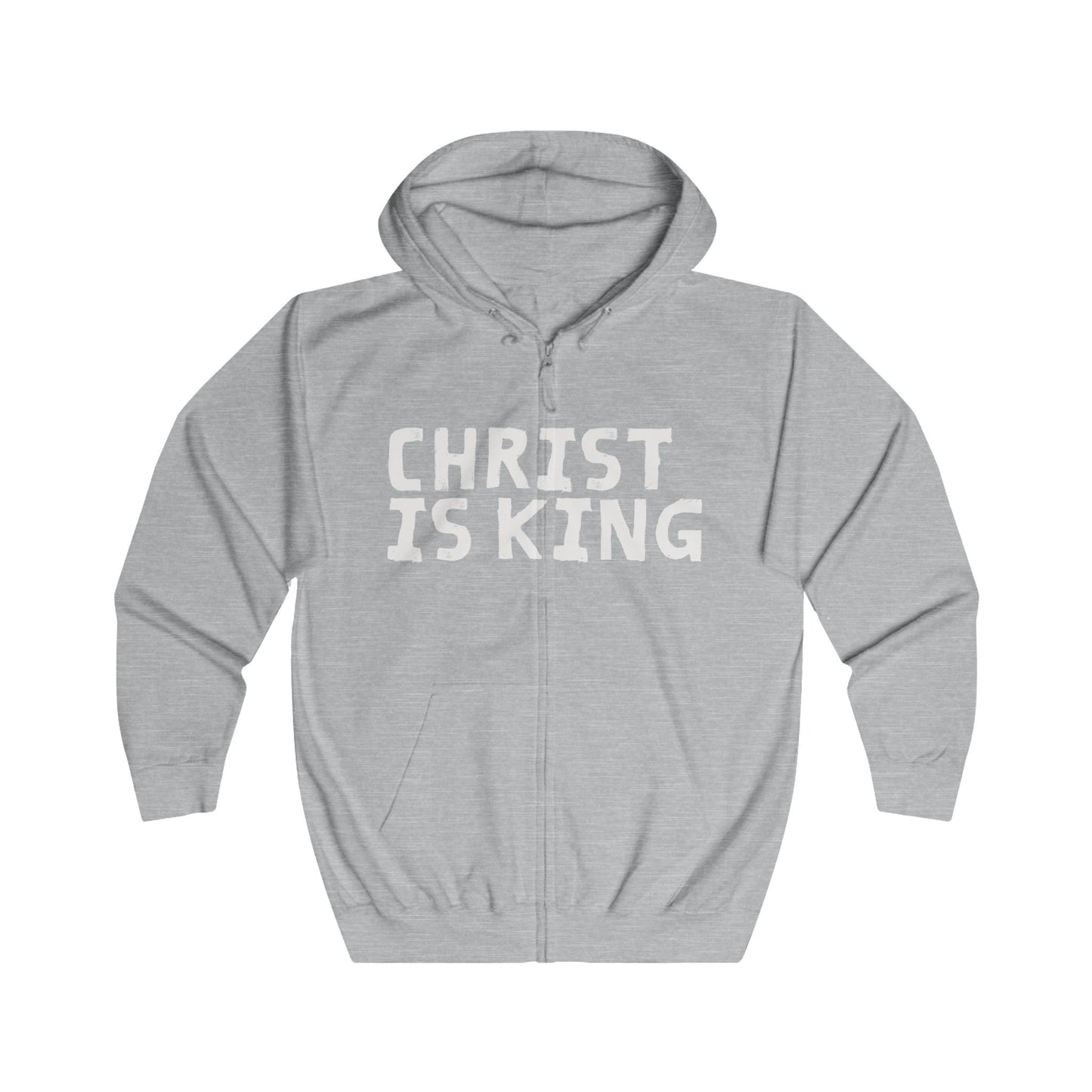 'Christ Is King' Zip Hoodie