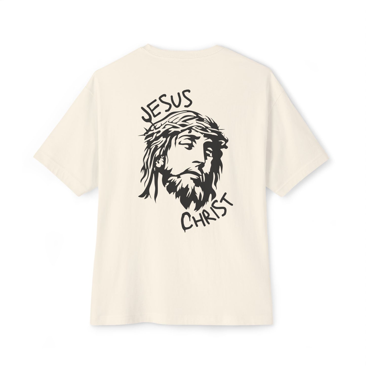 'Jesus Chris' Oversized Medium Weight Unisex T-Shirt