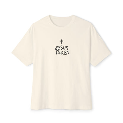 'Jesus Chris' Oversized Medium Weight Unisex T-Shirt