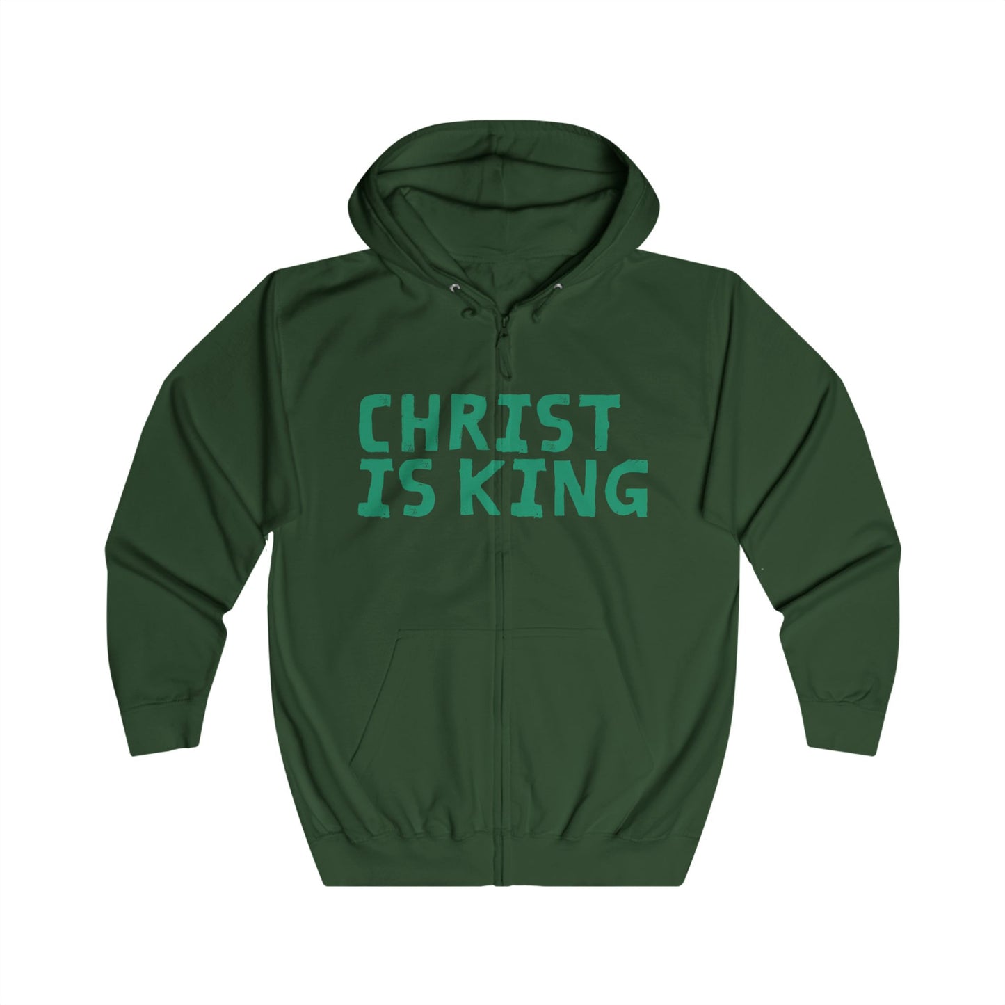 'Christ Is King' Zip Hoodie