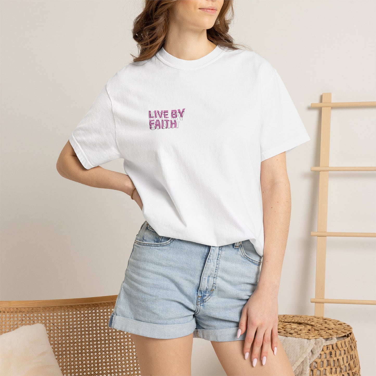 'Live by Faith' T-Shirt | Christian Tee