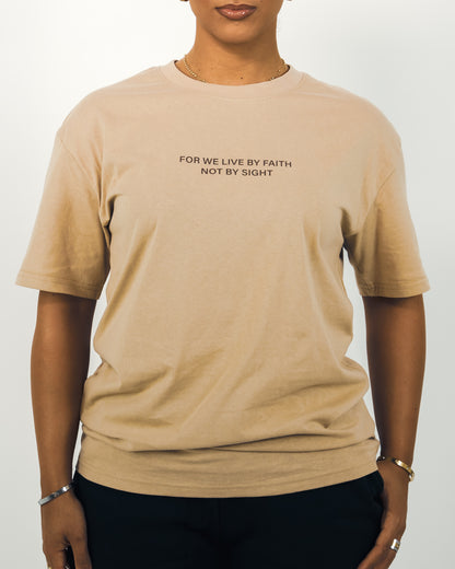 'NOT BY SIGHT' T-SHIRT