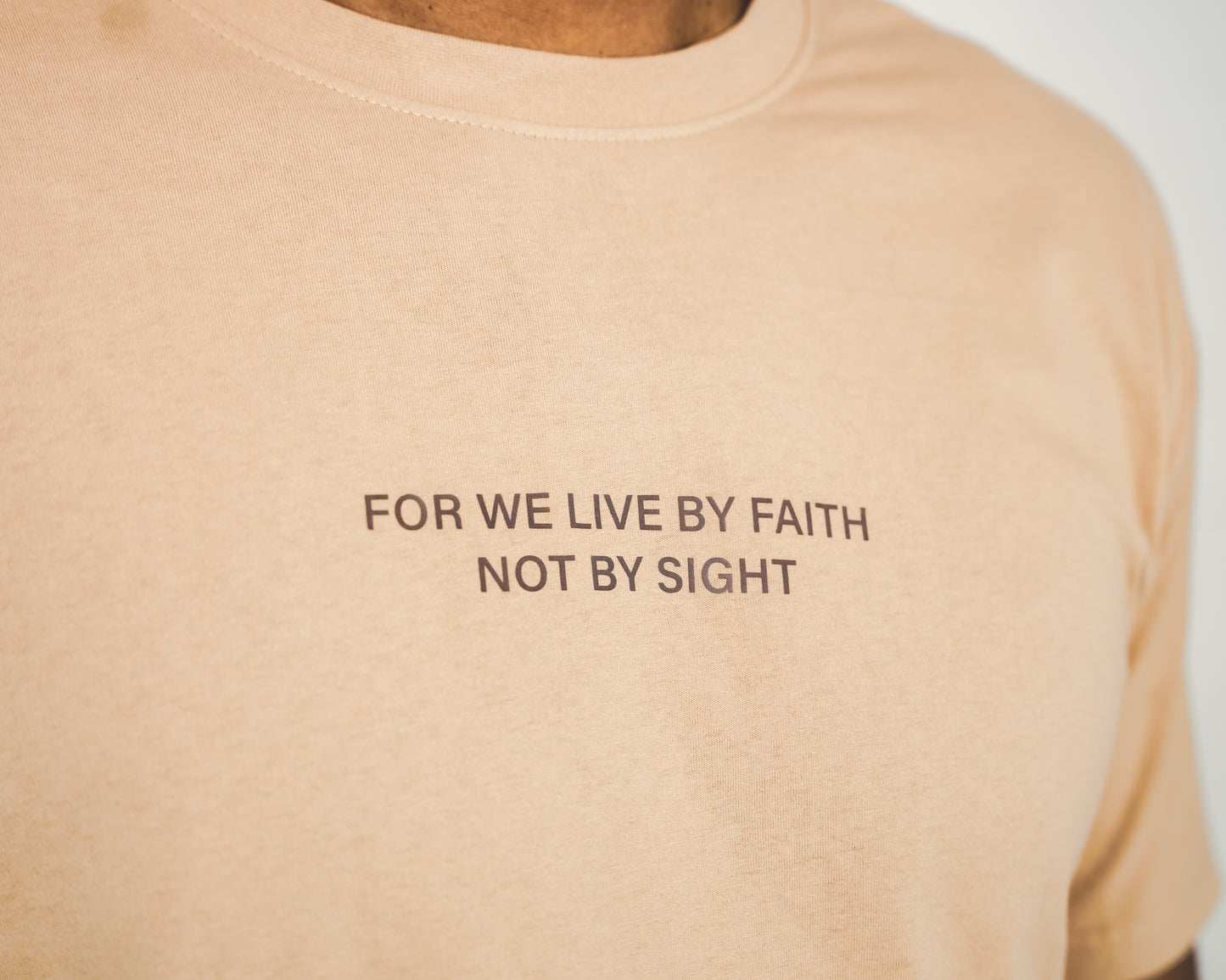 'NOT BY SIGHT' T-SHIRT