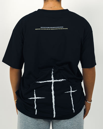 'TAKE UP YOUR' CROSS OVERSIZED T-SHIRT