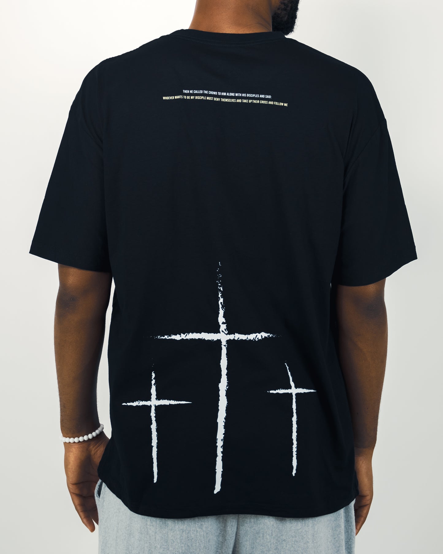 'TAKE UP YOUR' CROSS OVERSIZED T-SHIRT