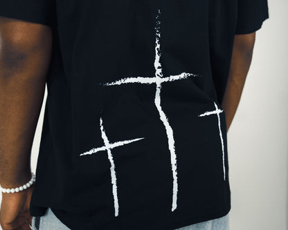 'TAKE UP YOUR' CROSS OVERSIZED T-SHIRT